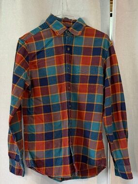 J. Crew Men's Plaid Flannel Shirt